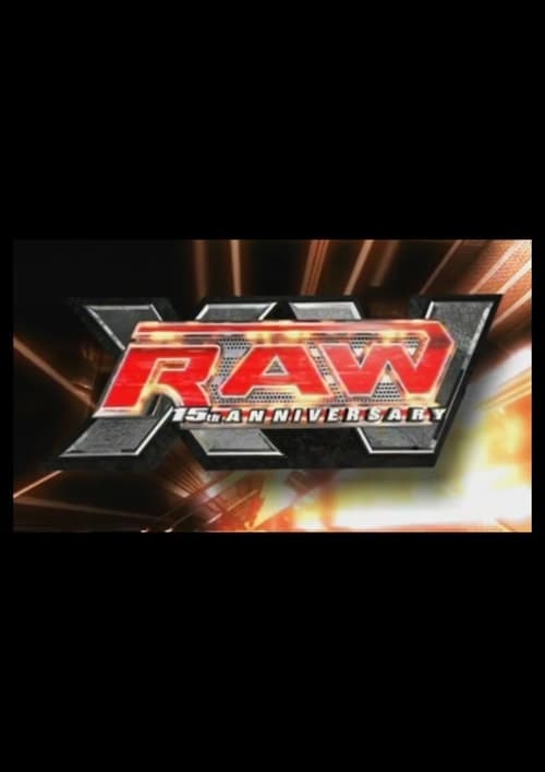WWE RAW 15th Anniversary poster